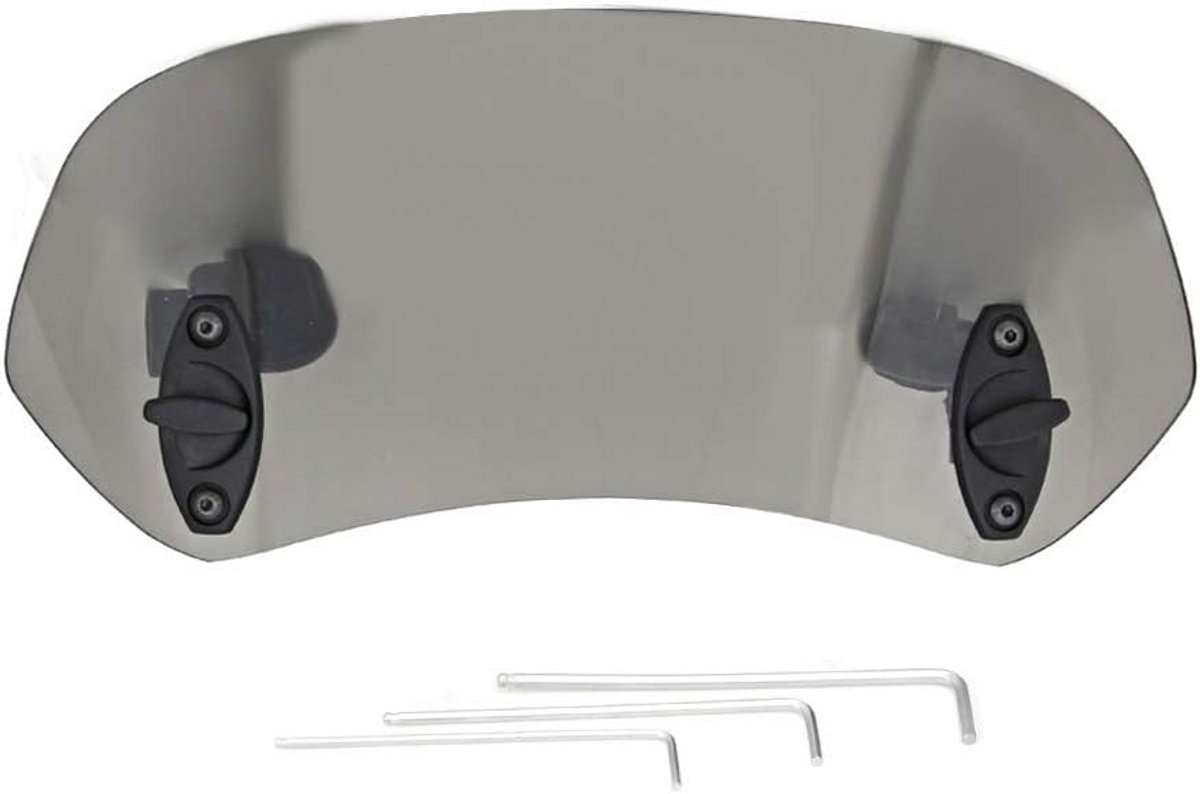 Universele Verstelbare Motorfiets Windscherm Verlengstuk Clip-On Winddeflector