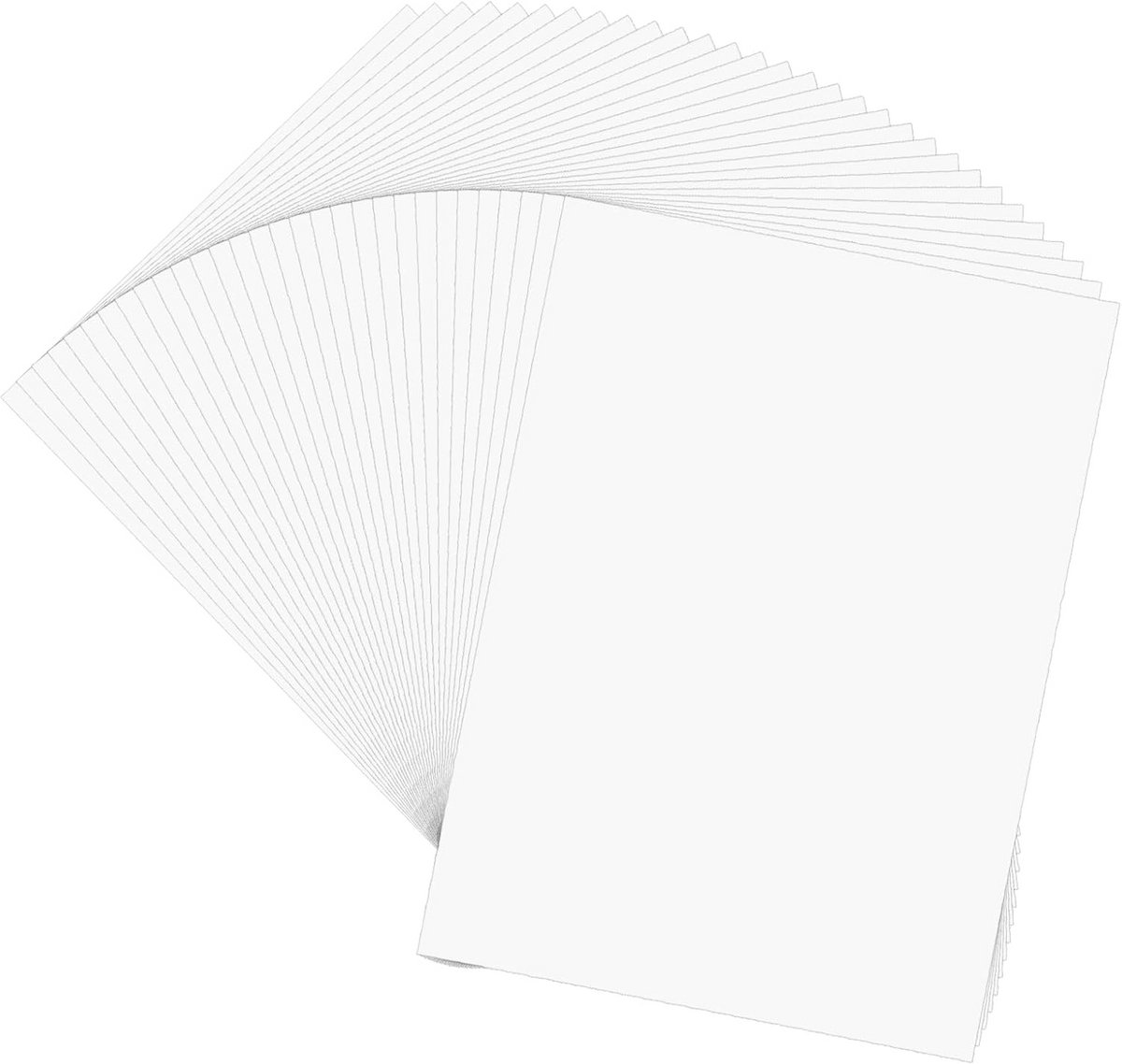 50 Vel Wit Koolpapier A4 - Transferpapier voor Hout, Glas, Canvas en Keramiek