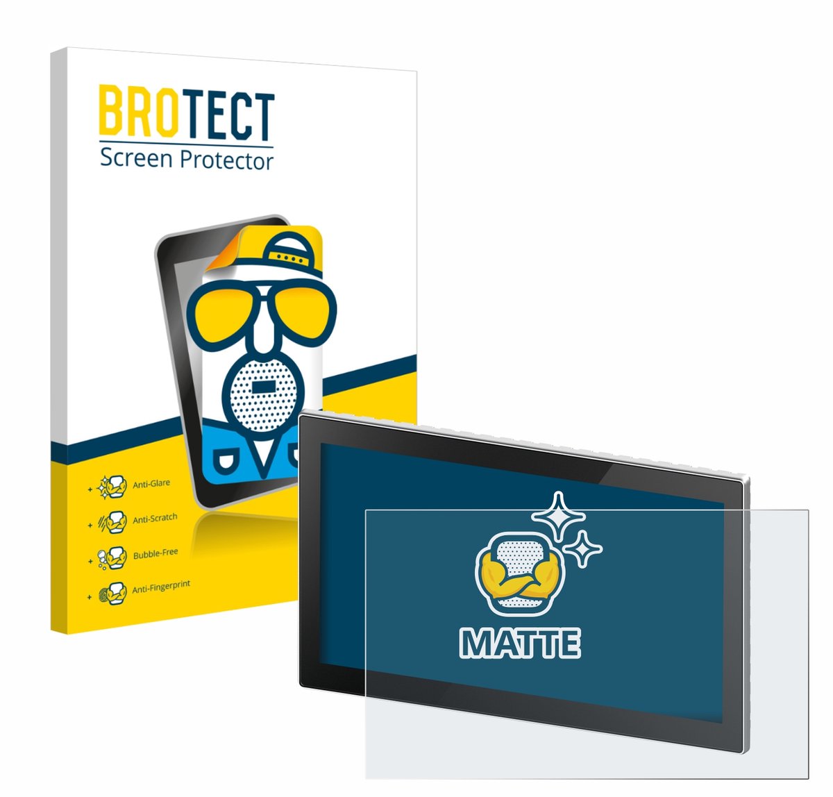 BROTECT - Screenprotector voor Siemens Simatic HMI MTP1500 - Folie Beschermfolie matte