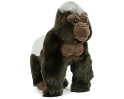Semo Pluche Knuffel dier - gorilla - aap - apen knuffeldier - 28 cm - bosdier