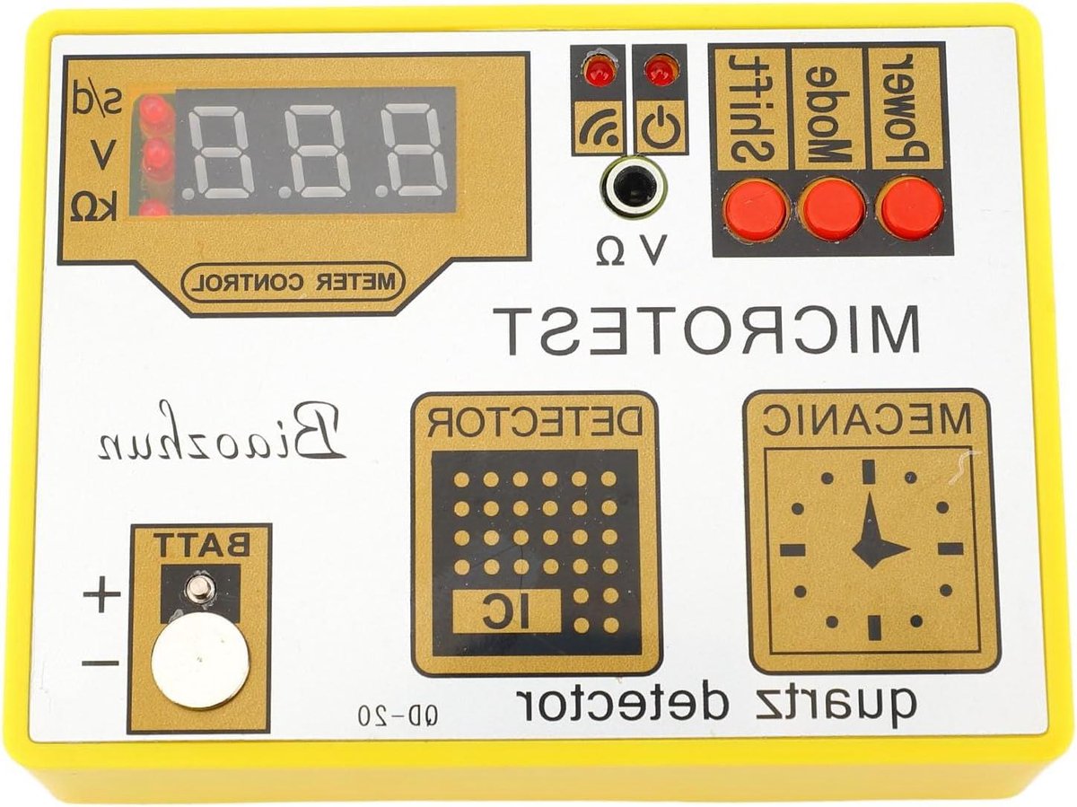 Quartz Horloge Tijdmachine voor Het Testen van Beweging en Demagnetiseren - Multifunctioneel en Precies Gereedschap voor Thuisreparatie - Ideaal voor Horlogemakers - Zwart