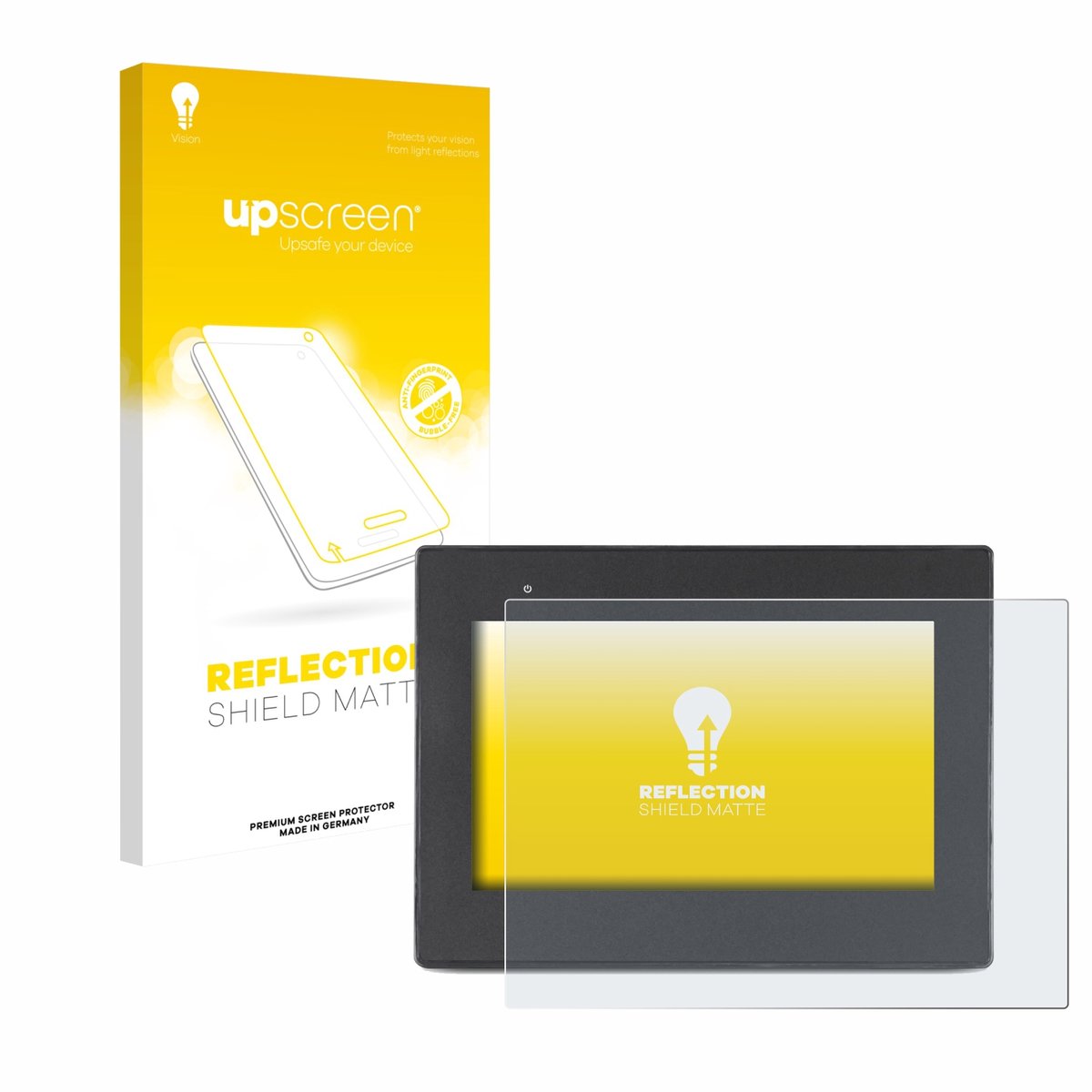 upscreen - Screenprotector voor Weintek cMT2078x - Folie Beschermfolie anti glare matte