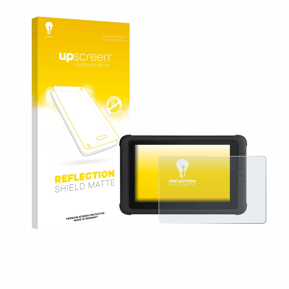 upscreen - Screenprotector voor Webfleet PRO 8475 - Folie Beschermfolie anti glare matte