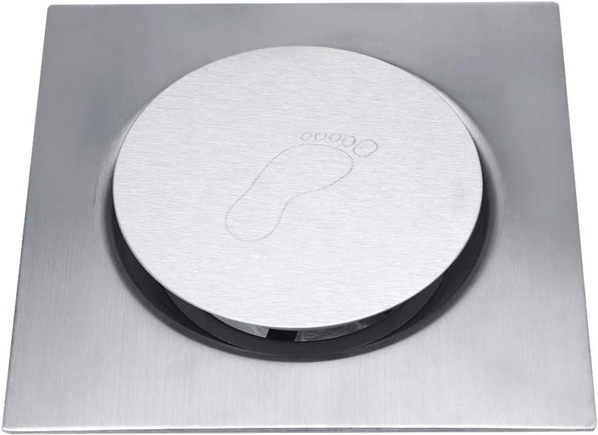 RVS Afvoerputje Zeefbeschermer voor Doucheafvoer Badkamer Keuken Wasruimte (Set van 3)