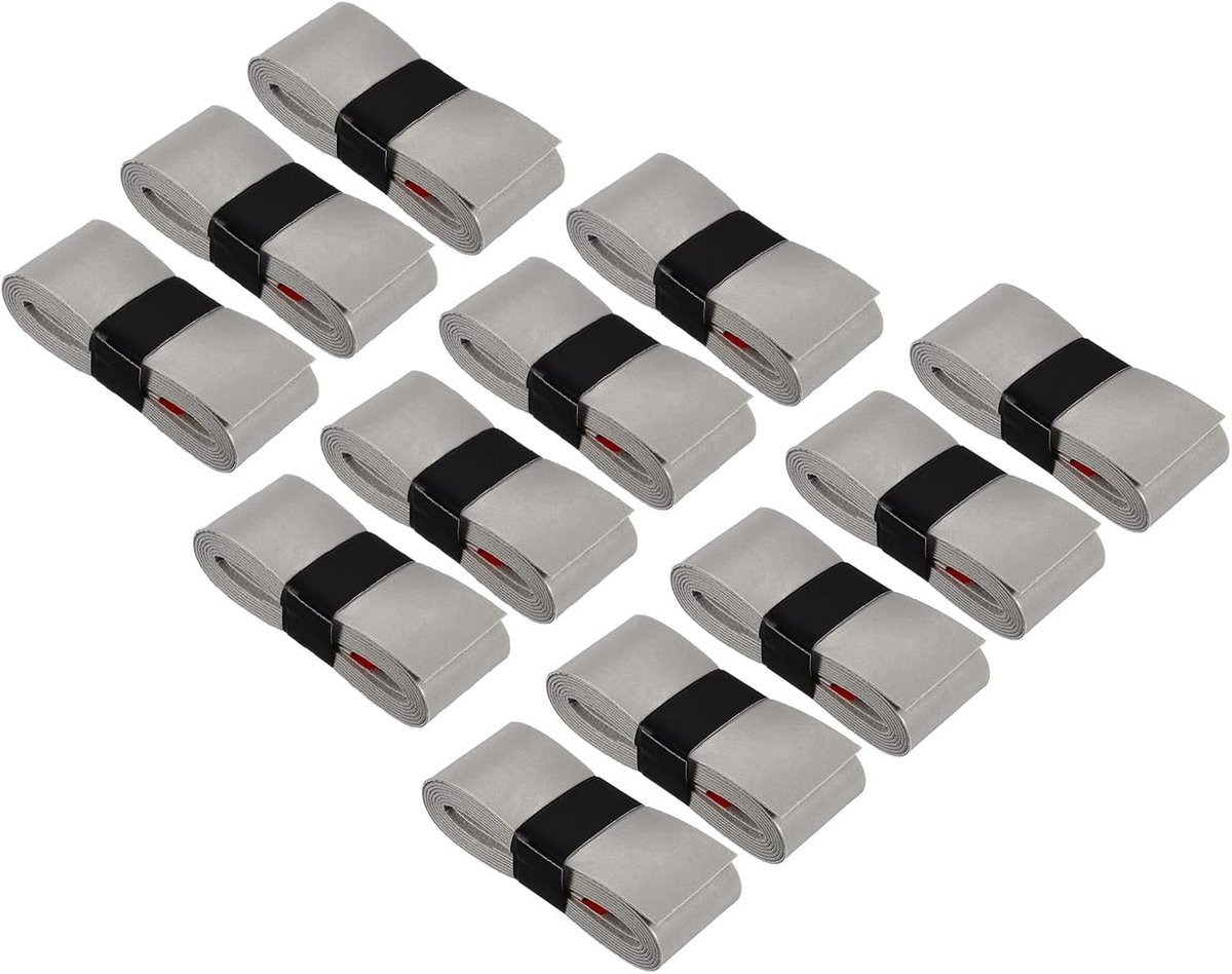 Set van 12 Antislip Overgrip Racket Tapes voor Tennis, Badminton en Vishengels - Zweetabsorberend