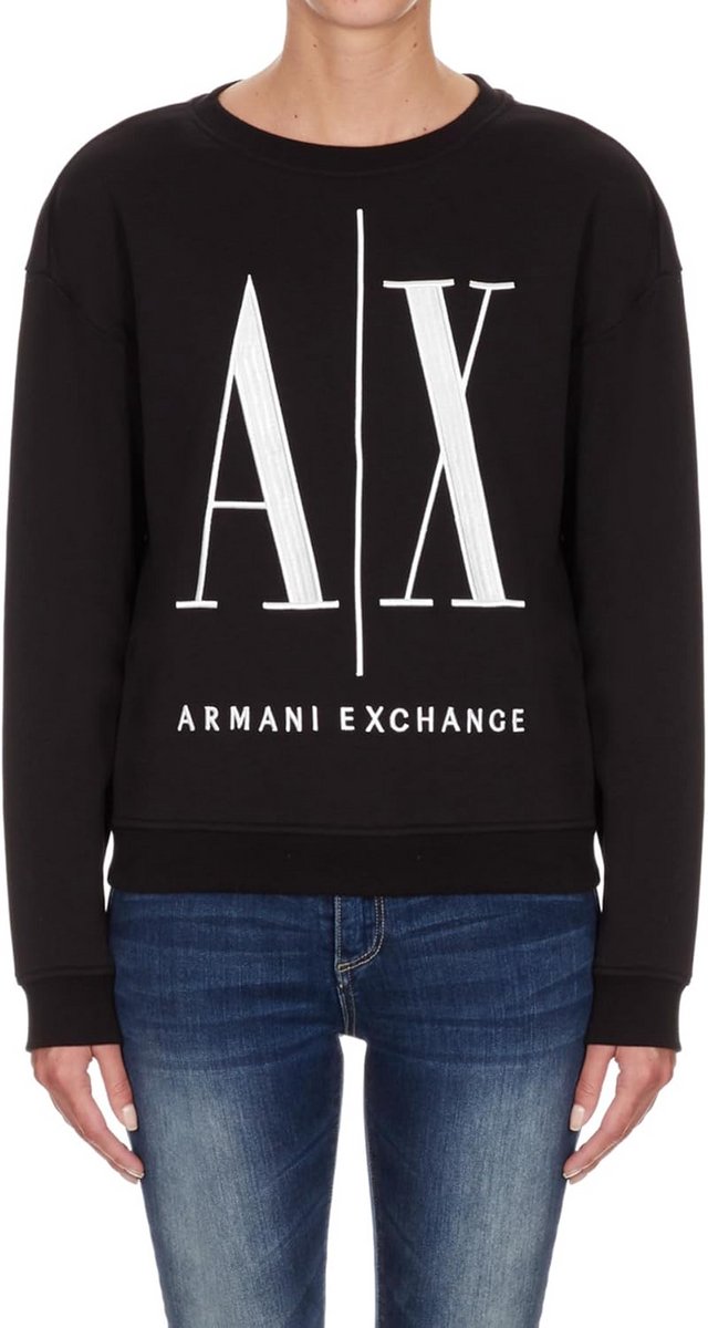 Dames Sweater Zwart Comfortabele Ronde Hals