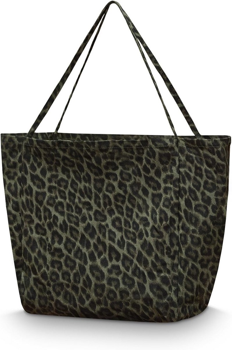 Grote Dames Shopper Tas - Ruime Stoffen Schoudertas voor Werk, Boodschappen en Reizen