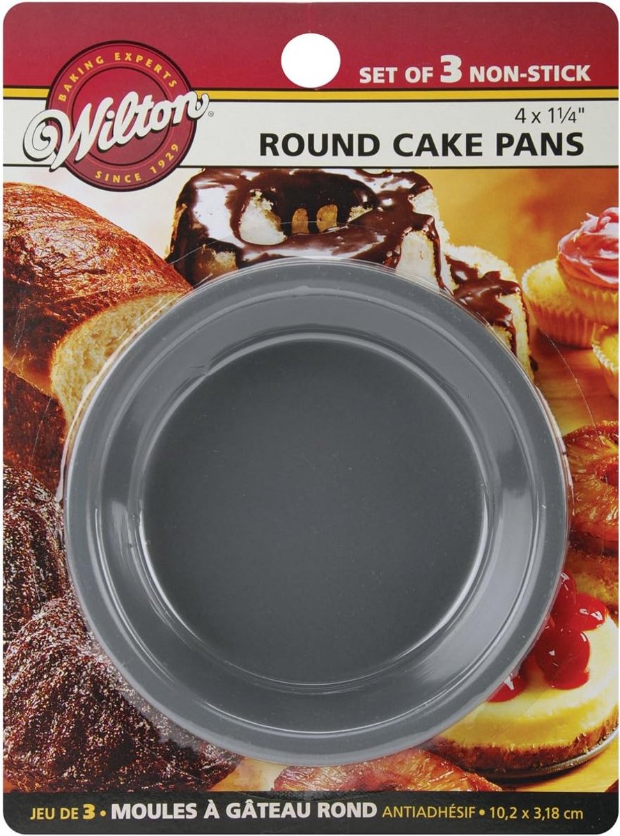 Set van 3 Mini Ronde Bakvormpjes - 10 cm - Ideaal voor Taartjes en Gebak