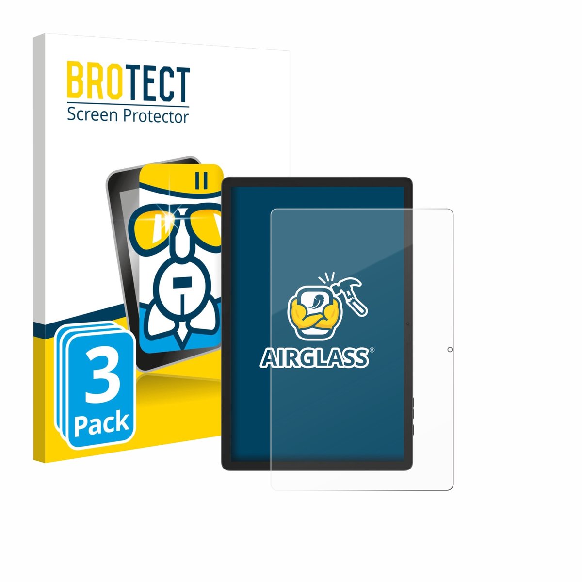 Screenprotector 3 Stuks voor Doogee Tab E3 Pro 13 Beschermglas transparant