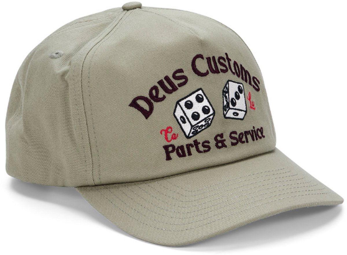 DEUS Knucklebones cap - Olive Green