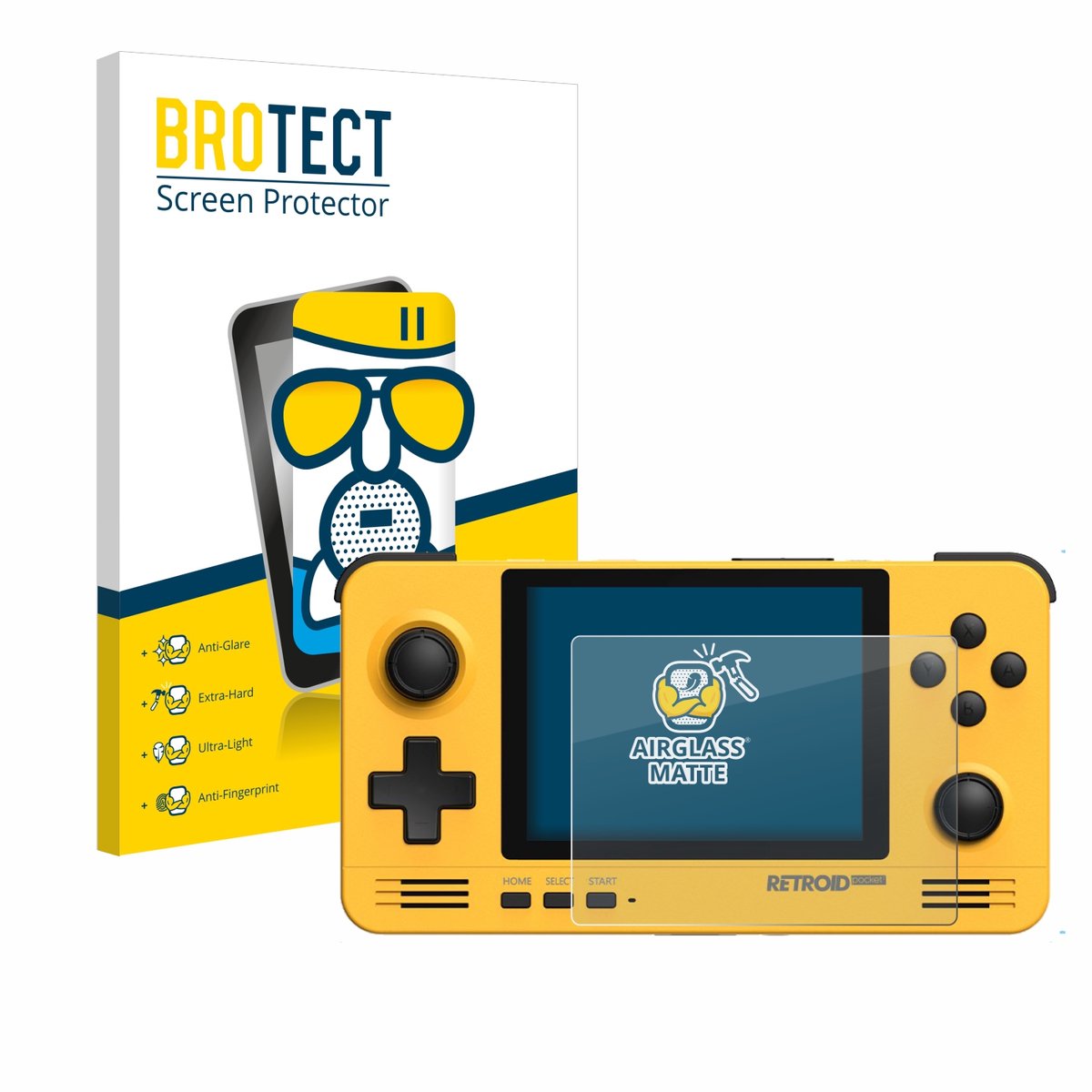 BROTECT - Screenprotector voor Retroid Pocket 2 - Folie Beschermfolie Beschermglas matte
