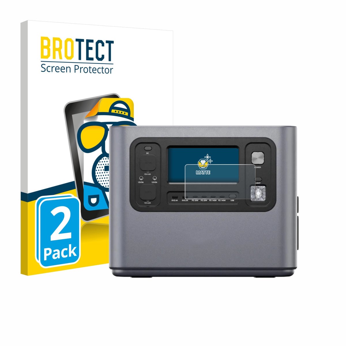 BROTECT - Screenprotector voor Aferiy P280 - Folie Beschermfolie matte 2 Stuks