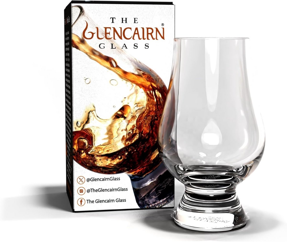 Glencairn whiskyglas, 170 ml, loodvrij kristal, in kartonnen geschenkdoos