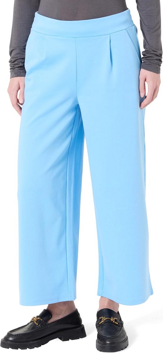Dames Culotte Pantalon Wijd Model Luxe Jersey Stof