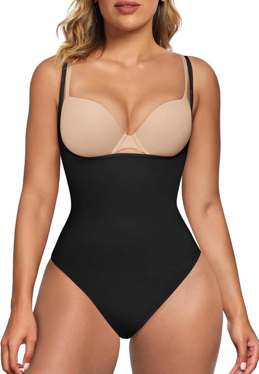 Figuurcorrigerend Bodypak voor Dames met Open Buste | Sterk Vormend Shapewear