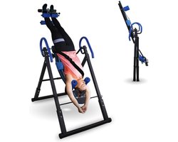 Inversion Table Fitness Trainingsbank Inklapbaar Max 120 KG - Ideaal voor Rugpijn en Stretchen
