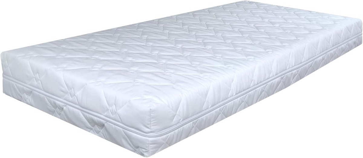 Middelhard Schuimmatras Kinderen en Baby's - 160x80x8 cm - Afneembare Wasbare Hoes - Anti-allergisch