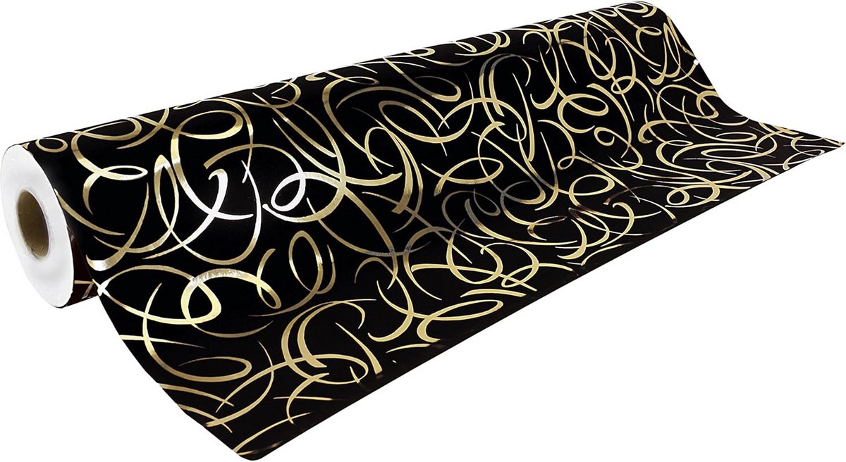 Luxe inpakpapier Goud Arabesk 50x70 cm 80g