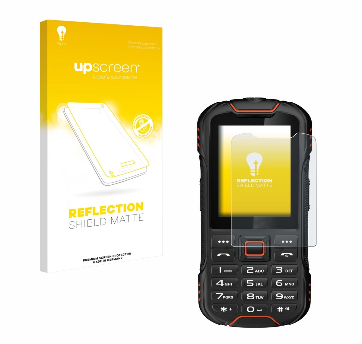 upscreen - Screenprotector voor Gigaset GLX8 - Folie Beschermfolie anti glare matte