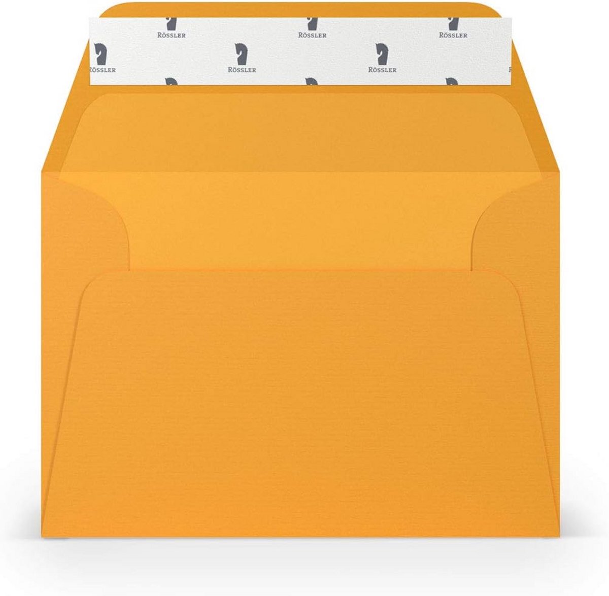 100 C6 Enveloppen Zelfklevend Oker Geribbeld Zonder Venster 100 g/m²