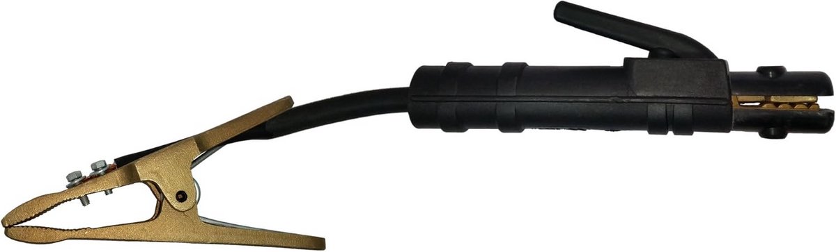 Industriële Lasboorkabel Set met Massaklem en Elektrodenhouder (10 mm² - 95 mm², 4-10 meter)