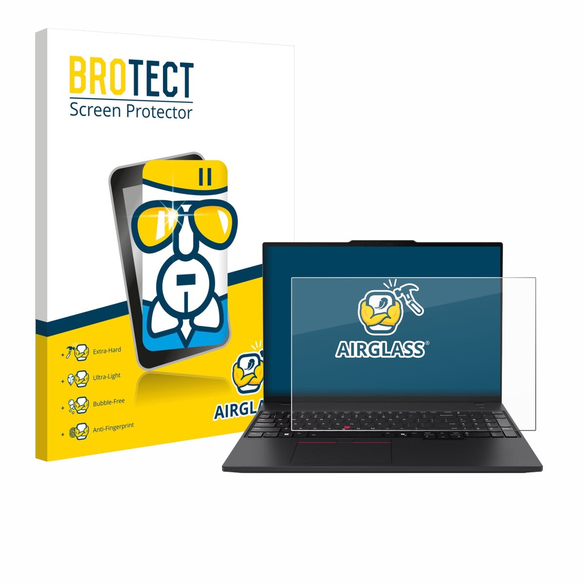 Screenprotector voor Lenovo ThinkPad P16s Gen 4 Beschermglas transparant