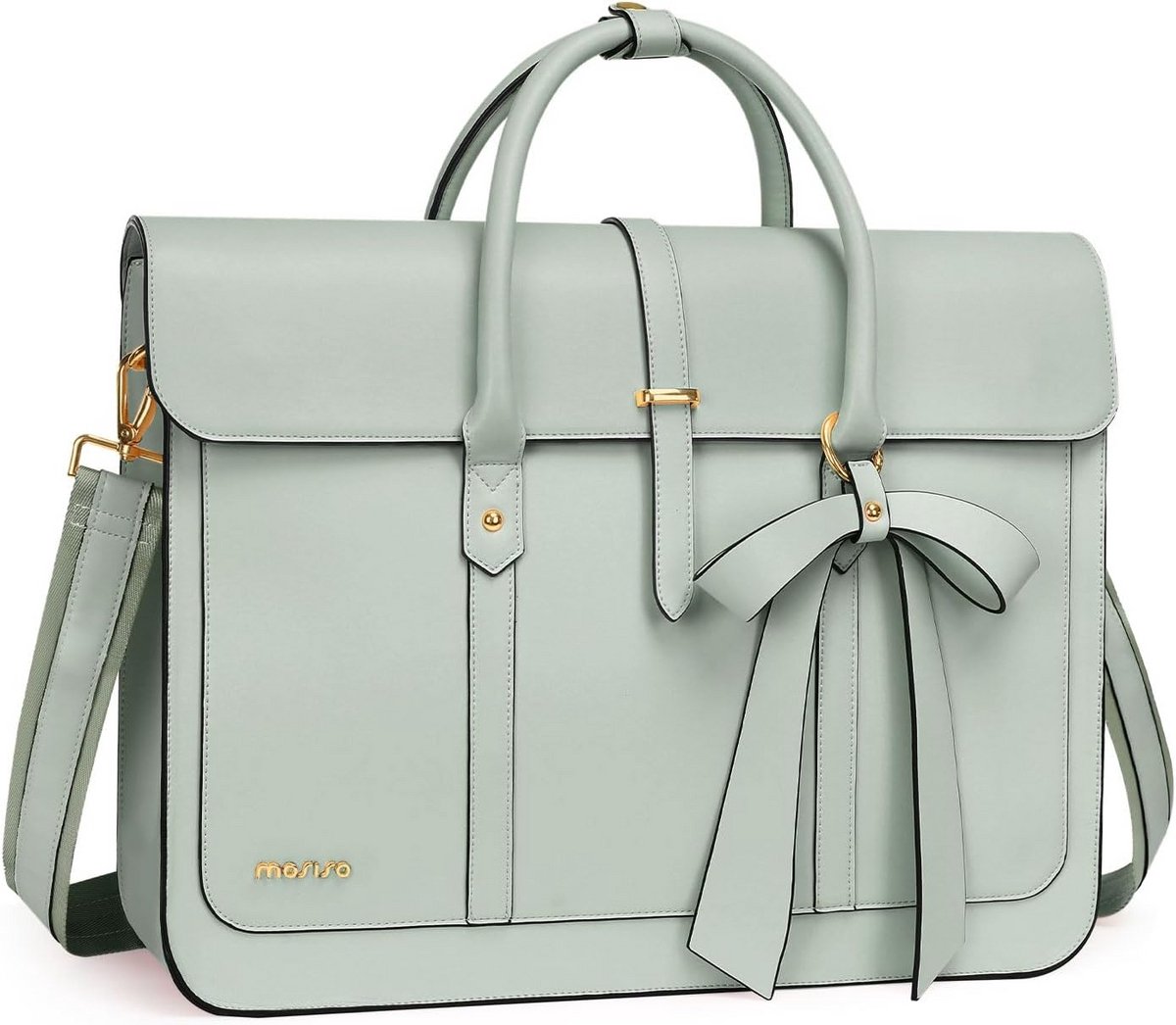 Luxe PU Leren Laptop Tas voor Dames - Omkeerbare Rugzak en Handtas