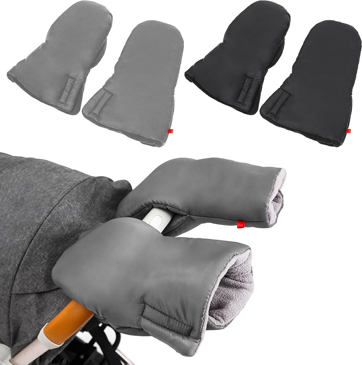 Waterdichte Handwarmers voor Kinderwagen en Buggy set van 2