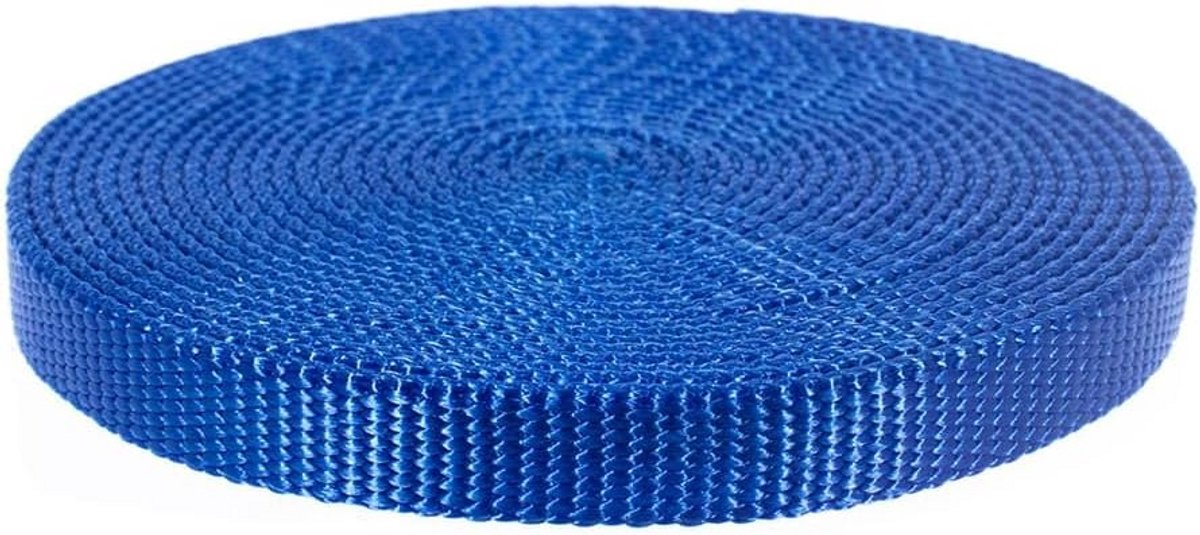 Sterk Nylon Band - Platte Band voor Banden, Tuigjes, en Klossen - Blauw