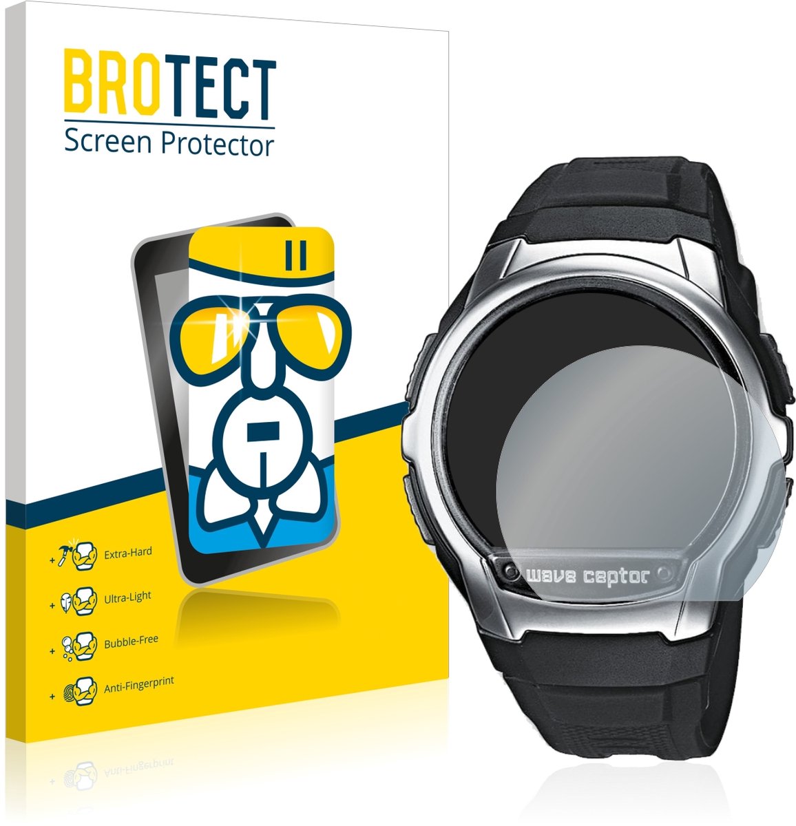 Screenprotector voor Casio Wave Ceptor WV-58 Beschermglas transparant