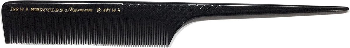 Professionele Steelkam met Fijne Vertanding en Handvat - 8 Inch - Ideaal voor Scheiden en Krullen