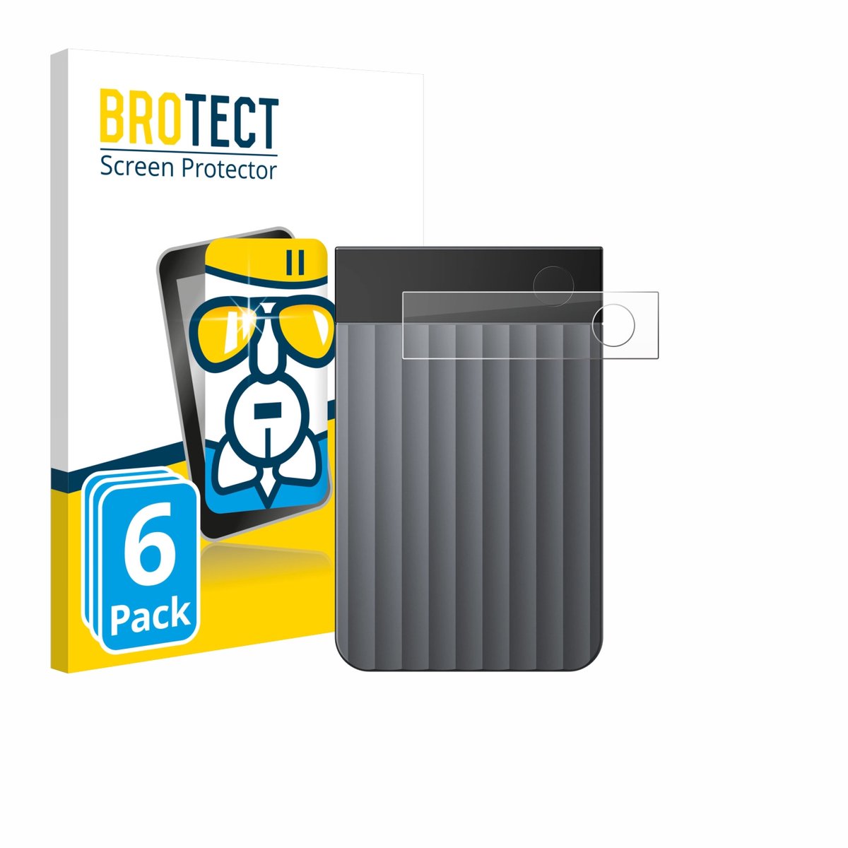 Screenprotector 6 Stuks voor PLAUD Note Pro Beschermglas transparant