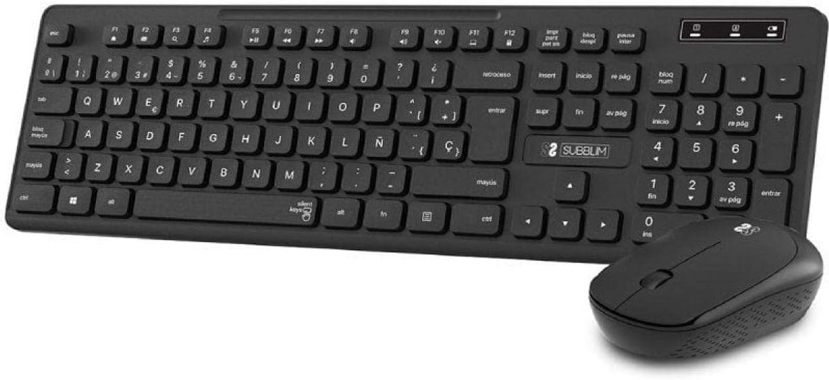 Stil Draadloos Toetsenbord en Muis Combo met Plug-and-Play