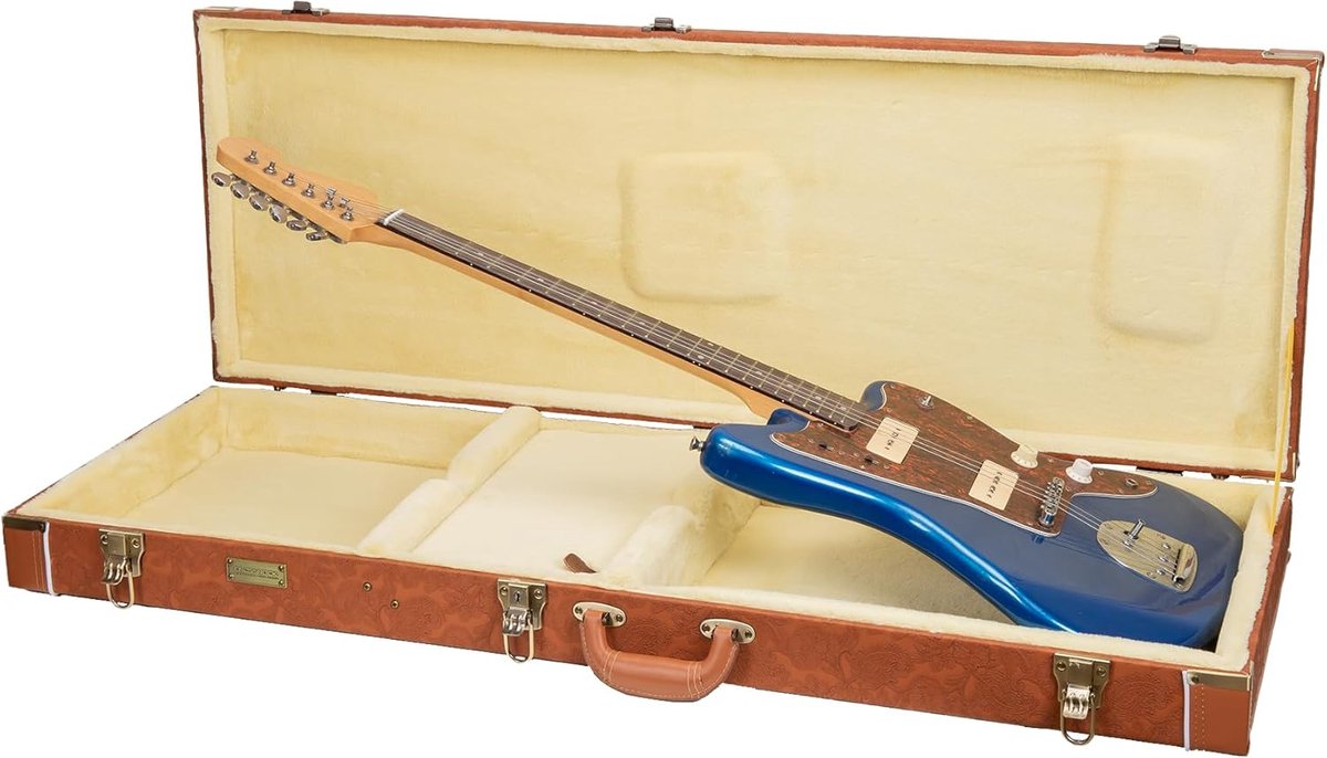 Houten Koffer voor Jazzmaster/Jaguar Elektrische Gitaar - Robuust & Stijlvol