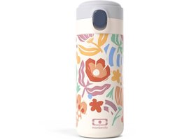 MONBENTO Geïsoleerde waterfles met tuit - Kinderen - Snelopenende dop - Pop Paper Cut