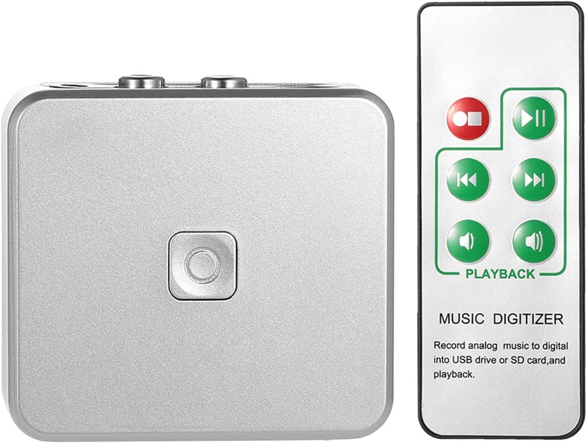 Cassettedeck naar Digitaal MP3 Converter - Direct Opnemen & Afspelen via USB