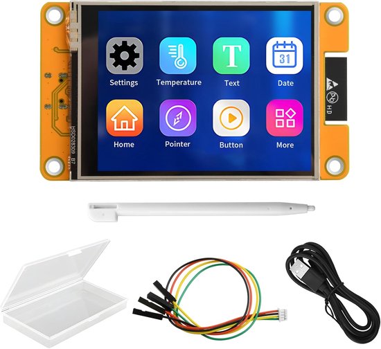 ESP32 Development Board met 2.8 Inch Touchscreen LCD (240x320) - WiFi ...