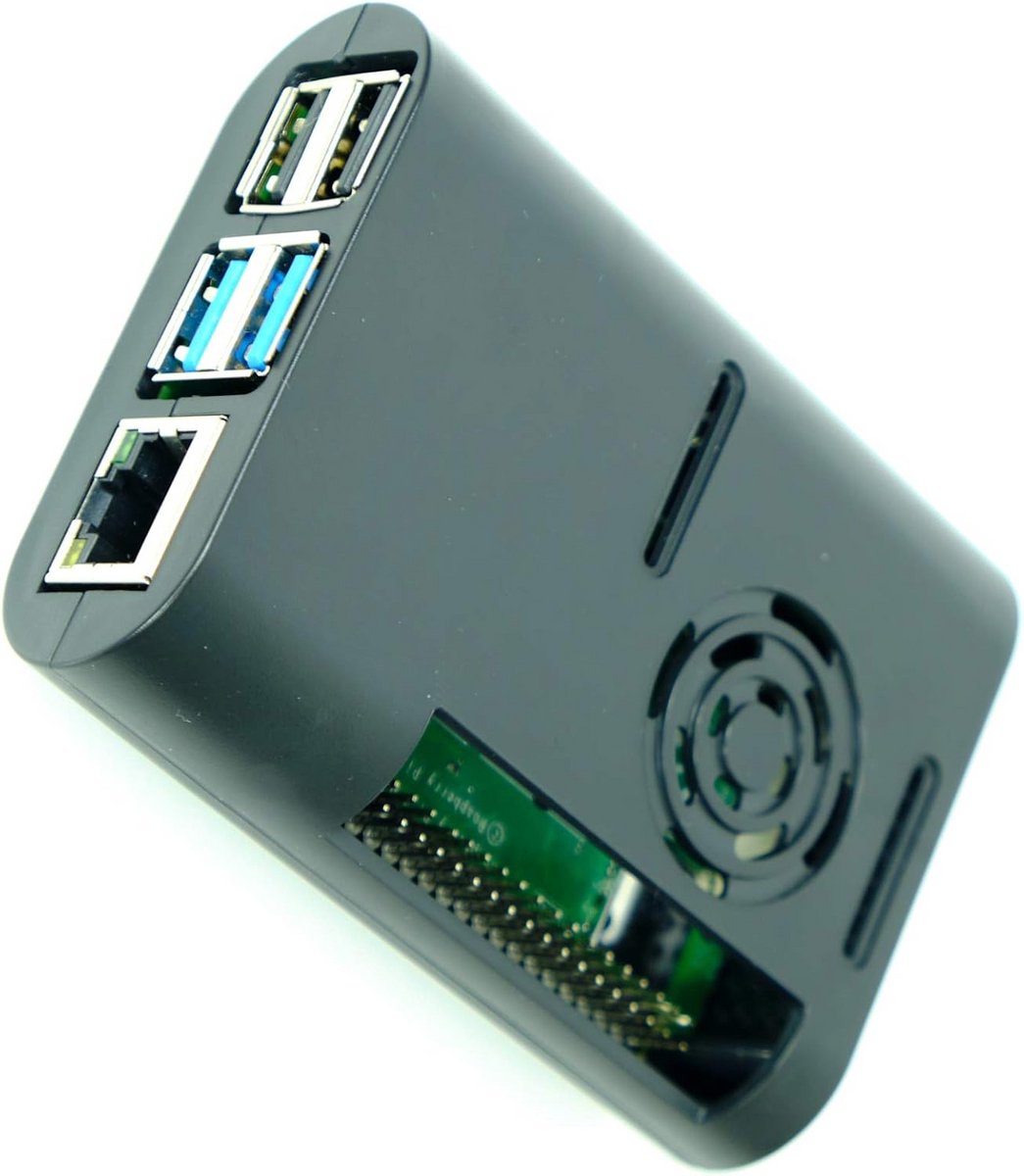 Behuizing voor Single Board Computer Model B, Zwart