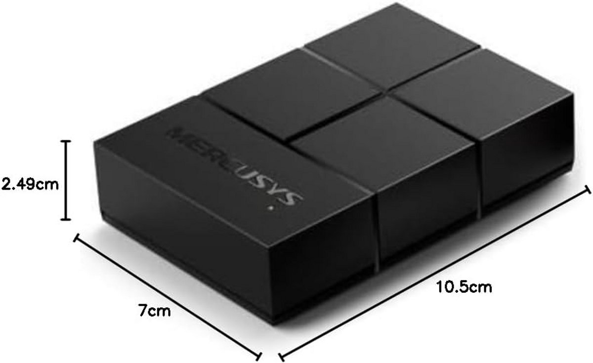 5-poorts Gigabit Ethernet Switch - Desktop Netwerkverdeler, Plug & Play