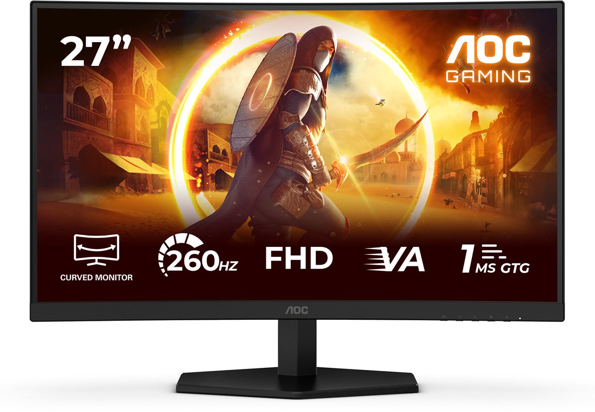 AOC G4 C27G42ZE computer monitor 68,6 cm (27") 1920 x 1080 Pixels Full HD LCD Zwart, Rood