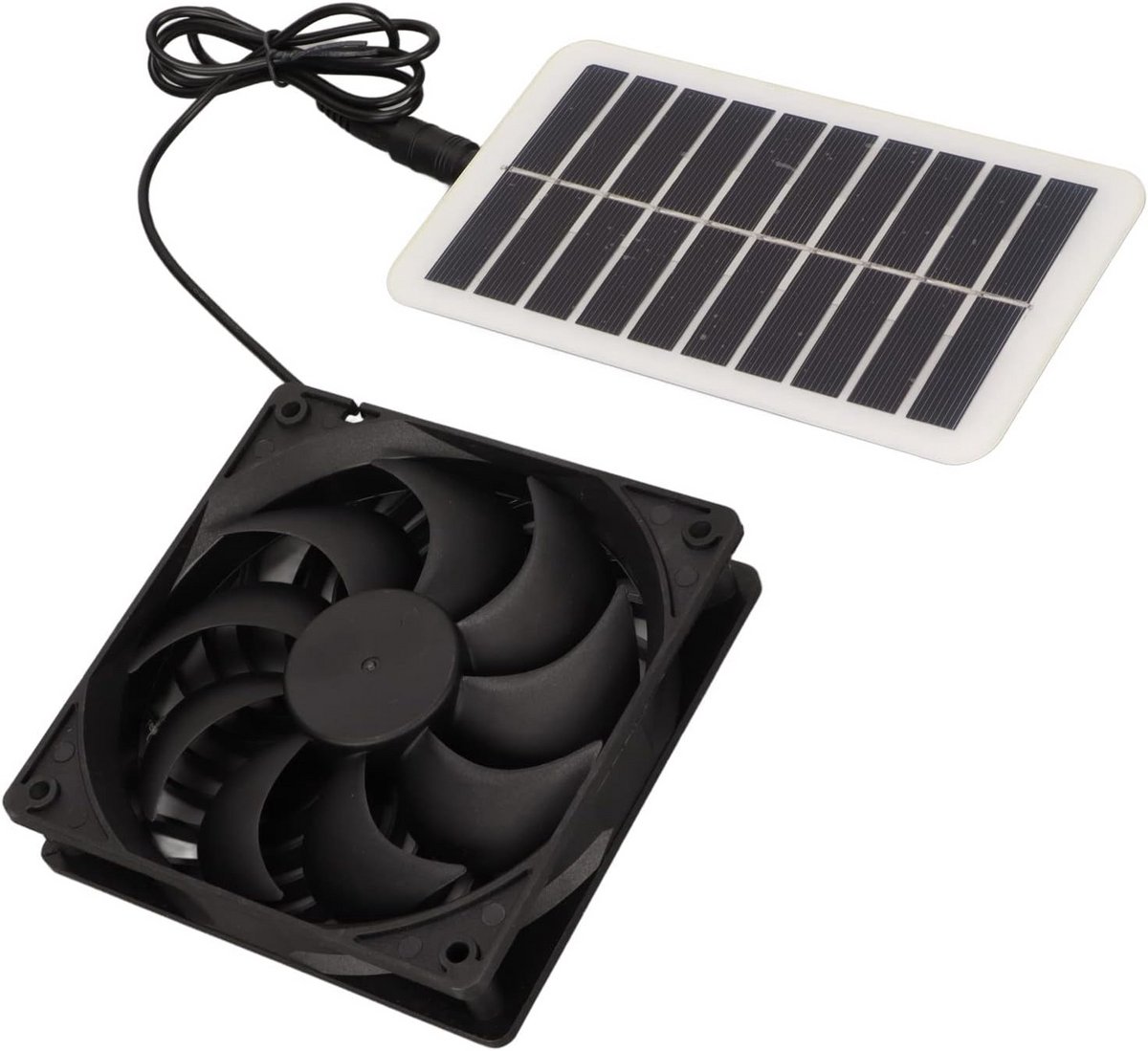 Draagbare Afzuigventilator op Zonne-energie voor Keuken en Kas