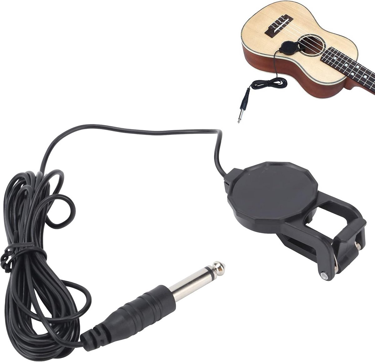 Clip-on Pickup - Instrument Microfoon - Podium Optredens - Duurzaam ABS Metaal - 41 gram