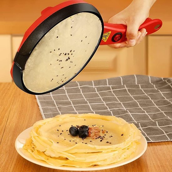 Elektrische Pannenkoekenpan met Antiaanbaklaag voor Perfecte Pannenkoeken — afbeelding 4