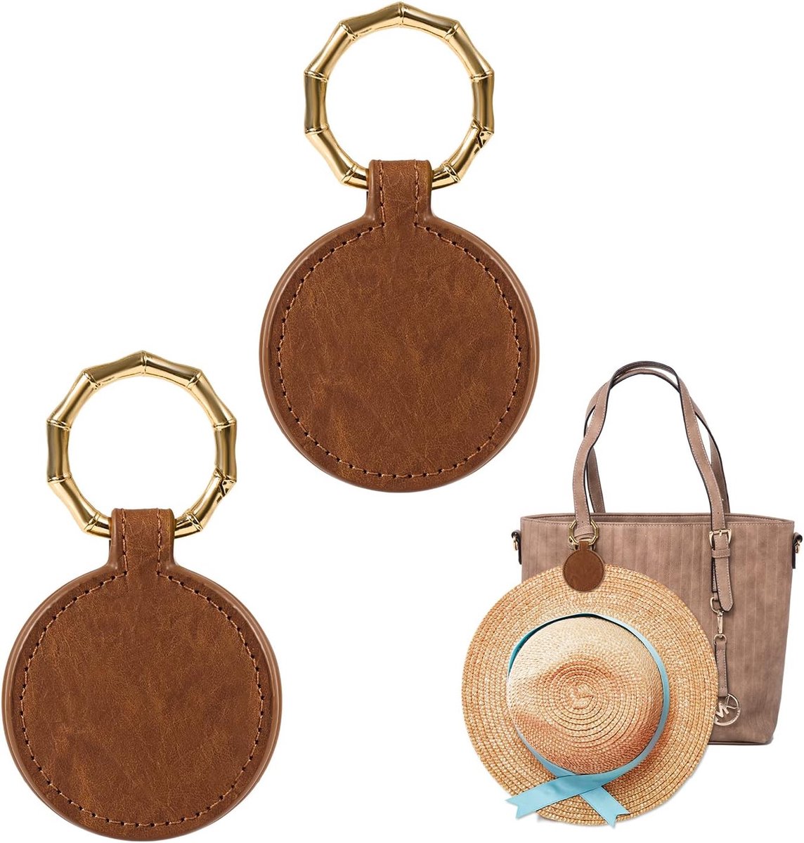 2x Magnetische Hoedenclip voor Reizen - Draagbare Hoedhouder voor Tas en Kleding