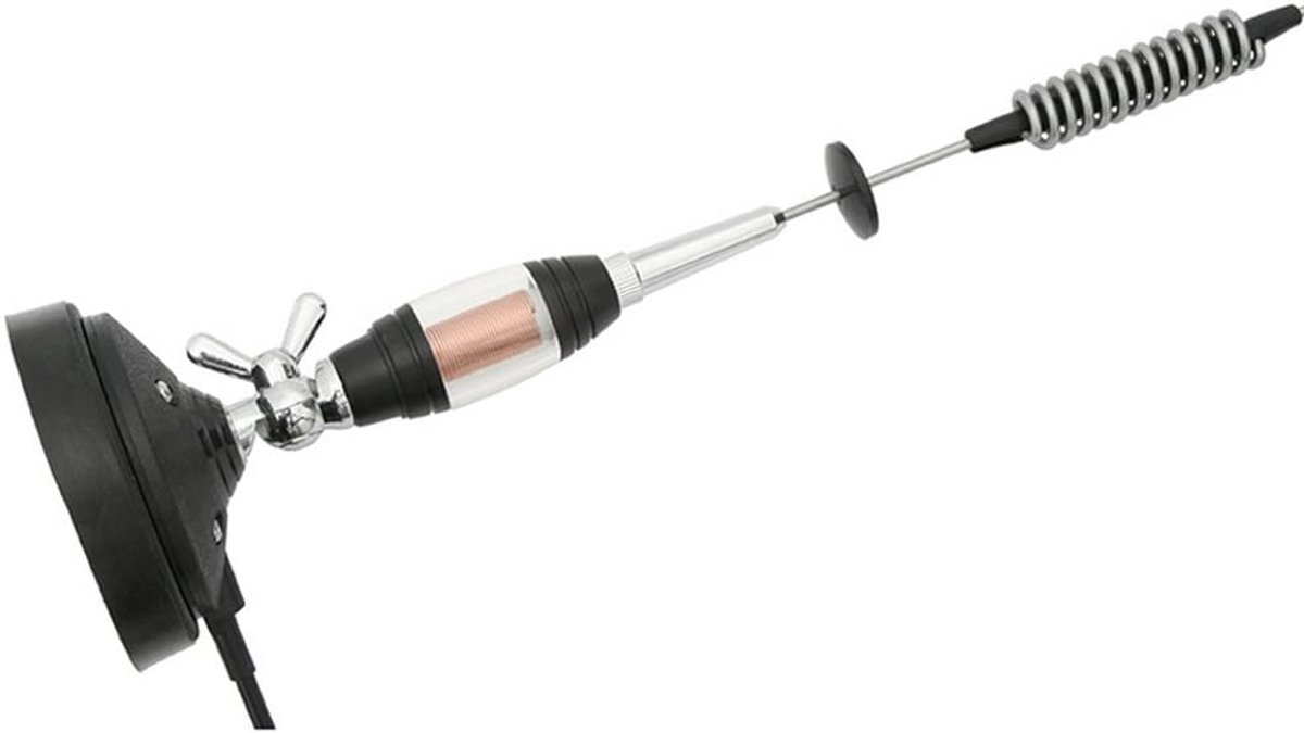 CB Antenne - Communicatie Antenne - Verkeersinformatie Ontvangen - Magnetische Basis 4dBi - 80 cm Hoog