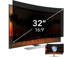 32 Inch Privacyfilter voor Breedbeeld Monitor 16:9 - Anti-Blauw Licht & Anti-Spy Screenprotector