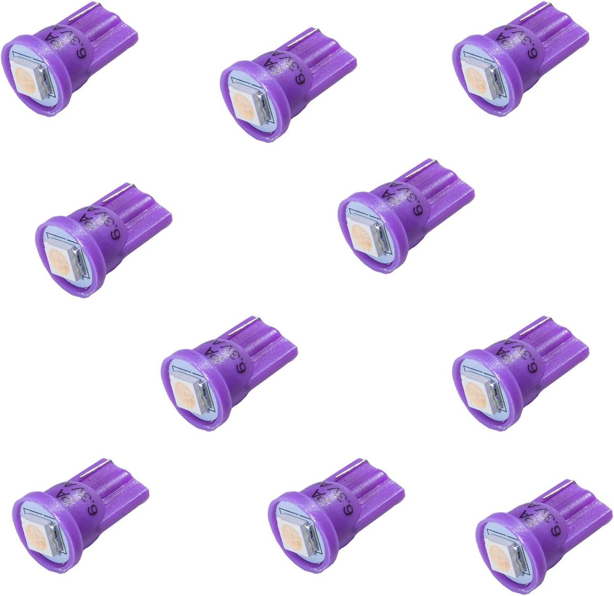 LED Lamp - Wedge Flipperkast Licht - Spelautomaten Verlichting - Hoge Helderheid - 6.3V - Paars
