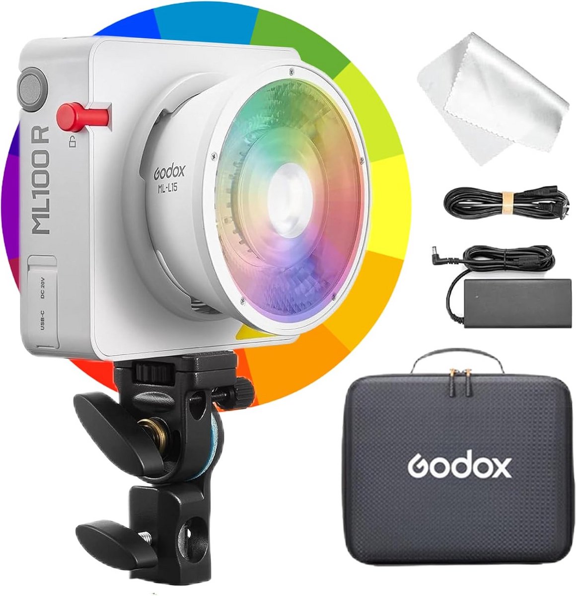 Compacte RGB LED Videolamp met Kleurregelbereik en Filmische Effecten