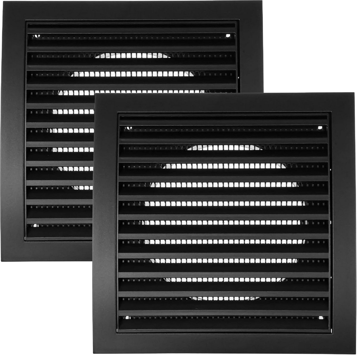 Ø125 mm antraciet ventilatierooster voor drogerontluchting en badkamer