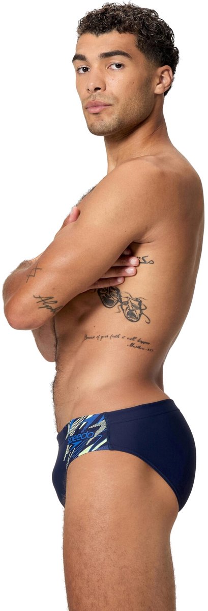 SPEEDO - medley logo brief 7cm - Zwembroek kort heren - Donkerblauw — afbeelding 8
